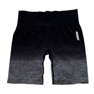 Gymshark Ombre Black and Gray Shorts
